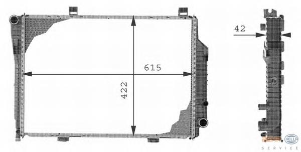 Água radiador Mercedes A2025006303 precio, desde 120,52 EUR