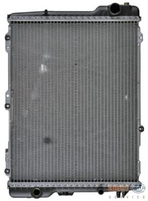 Radiador refrigeración del motor 8MK376711271 HELLA