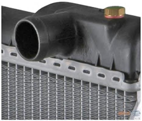 Radiador de água HELLA 8MK376711271