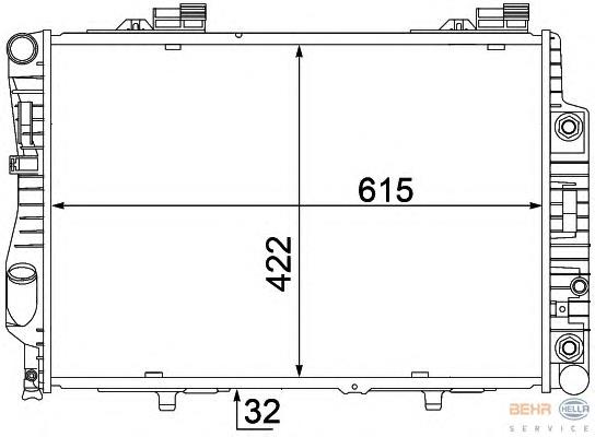 Comprar 8MK376711231 HELLA Radiador de auto