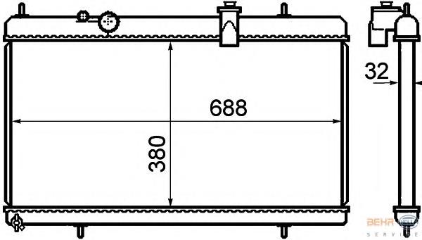 Radiador 54A248 FPS