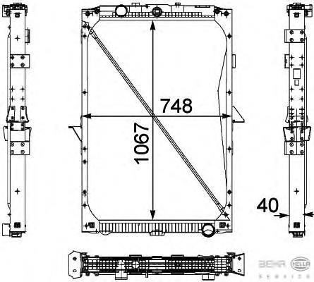 Comprar 8MK376733711 HELLA Radiador de auto