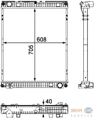 Comprar 81061016503 MAN Radiador de auto
