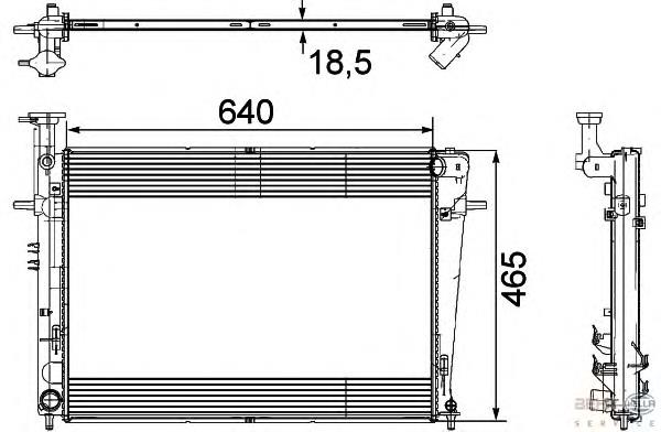 Radiador 253100Z150 Hyundai/Kia