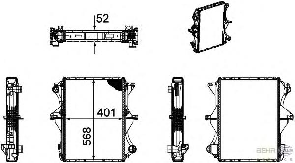 Comprar 53858 NRF Radiador de auto