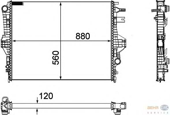 CR1184000P Mahle Original Refrigeración del motor