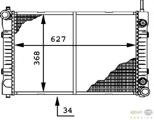 Comprar A6685000701 Mercedes Radiador de auto