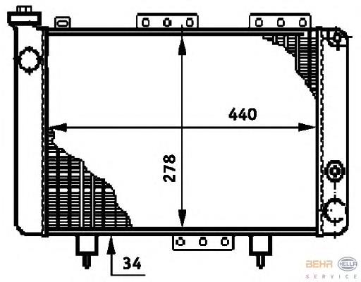 Comprar 7701348798 Renault (RVI) Radiador de auto