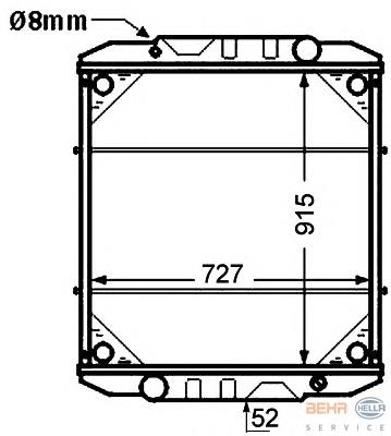 Comprar 8MK376726481 HELLA Radiador de auto