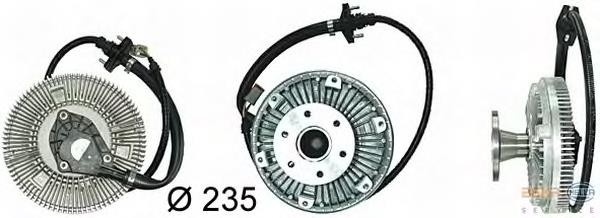 Embrague viscoso de ventilador 8MV376730091 HELLA