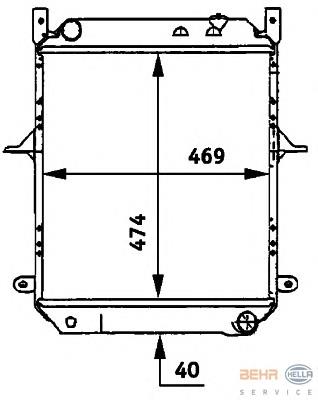 52247 NRF Refrigeración del motor
