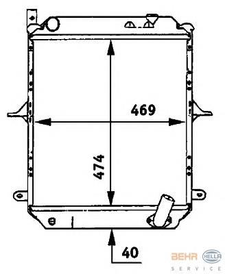 Água radiador NPS N156N96 precio, desde 328,34 EUR