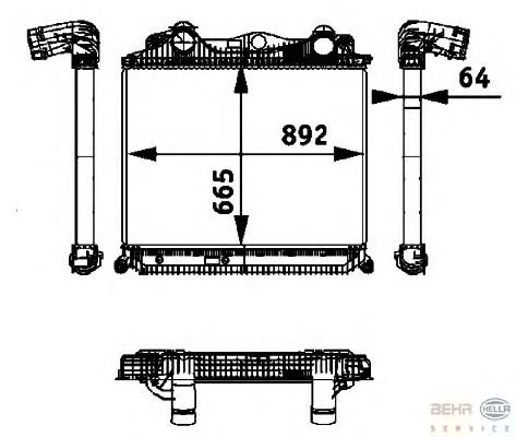 Radiador de aire de admisión HELLA 8ML376724321 precio, desde 647,19 EUR
