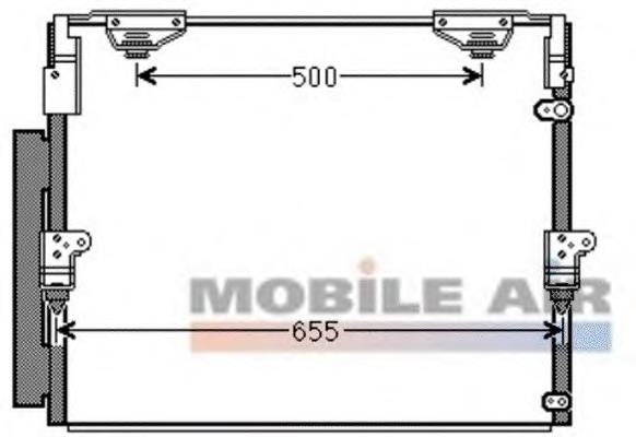 53005560 VAN Wezel condensador aire acondicionado