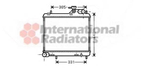 82002125 VAN Wezel radiador refrigeración del motor