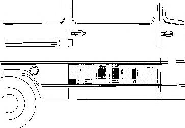 Puerta lateral (corredera) De Reparacion 1896174 VAN Wezel