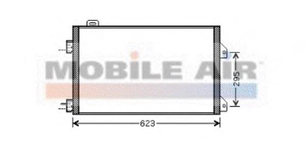 43005347 VAN Wezel condensador aire acondicionado