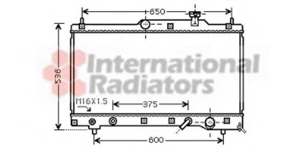 53002336 VAN Wezel radiador refrigeración del motor