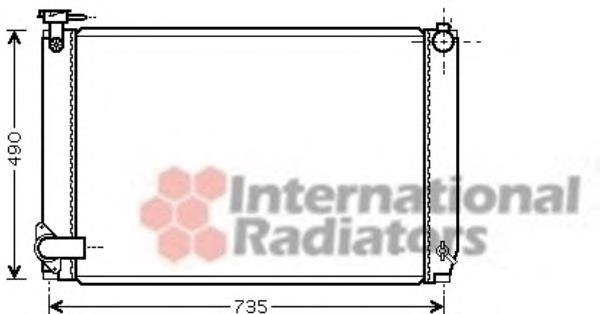 53002463 VAN Wezel radiador refrigeración del motor