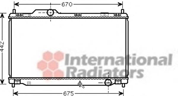 53002461 VAN Wezel radiador refrigeración del motor