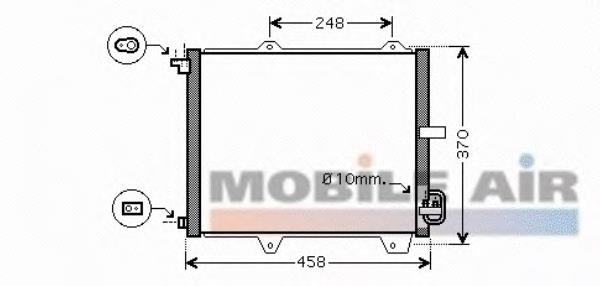 52005088 VAN Wezel condensador aire acondicionado