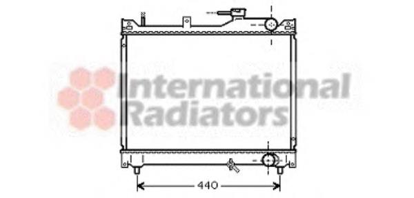 52002079 VAN Wezel radiador refrigeración del motor