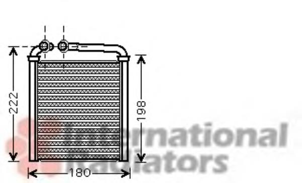 58006256 VAN Wezel Radiador interior