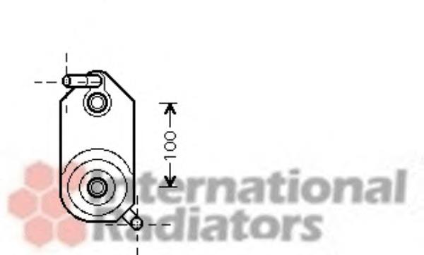 58003110 VAN Wezel radiador enfriador de la transmision/caja de cambios