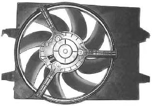 1805747 VAN Wezel difusor de radiador, ventilador de refrigeración, condensador del aire acondicionado, completo con motor y rodete