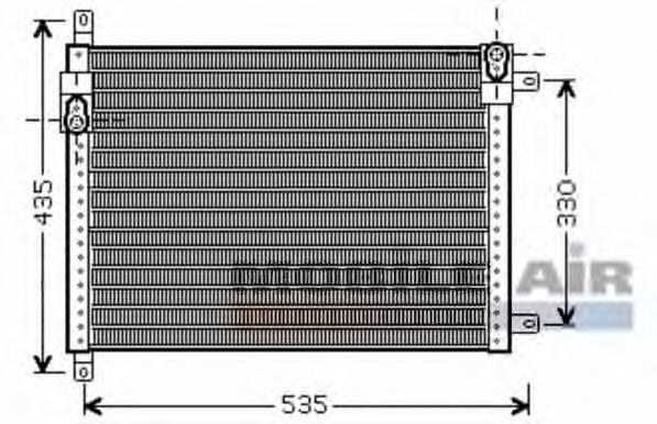 82487879 Fiat/Alfa/Lancia condensador aire acondicionado