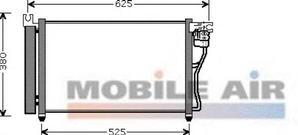 82005164 VAN Wezel condensador aire acondicionado