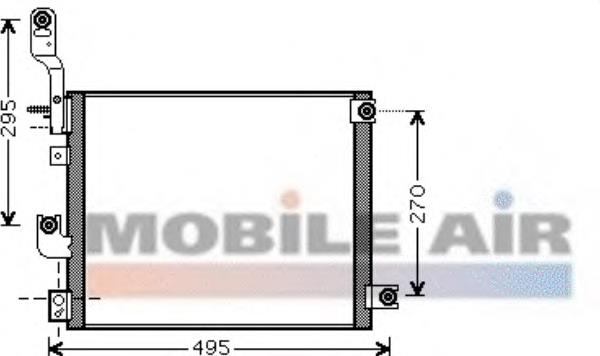 82005194 VAN Wezel condensador aire acondicionado