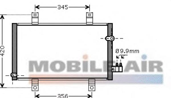 27005209 VAN Wezel condensador aire acondicionado