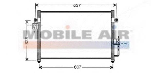 82005134 VAN Wezel condensador aire acondicionado