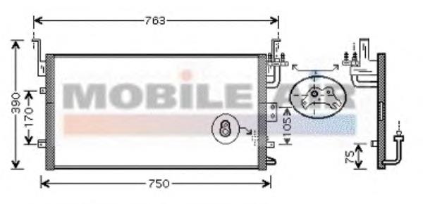 82005135 VAN Wezel condensador aire acondicionado