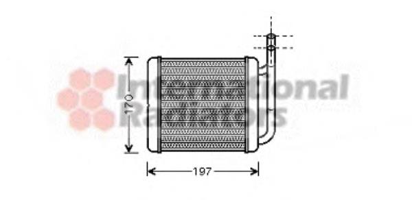 82006136 VAN Wezel radiador de calefacción