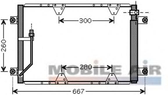 52005107 VAN Wezel condensador aire acondicionado