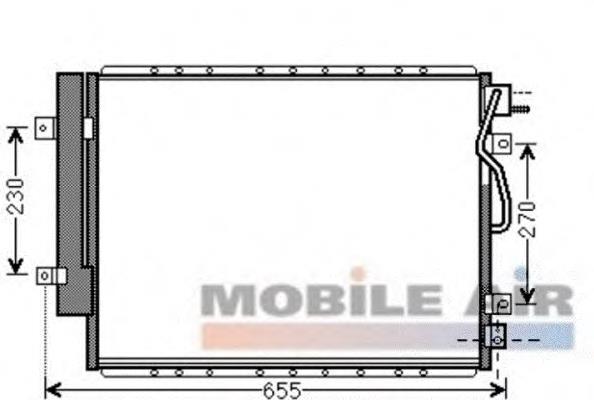 83005123 VAN Wezel condensador aire acondicionado