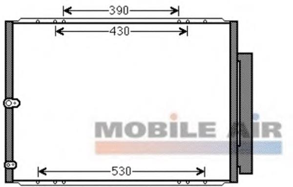 53005568 VAN Wezel condensador aire acondicionado