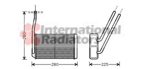 02006177 VAN Wezel radiador de calefacción