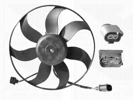 Ventilador (rodete +motor) refrigeración del motor con electromotor completo 5894745 VAN Wezel