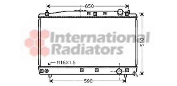 53002366 VAN Wezel radiador refrigeración del motor