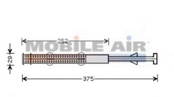 3700D379 VAN Wezel receptor-secador del aire acondicionado