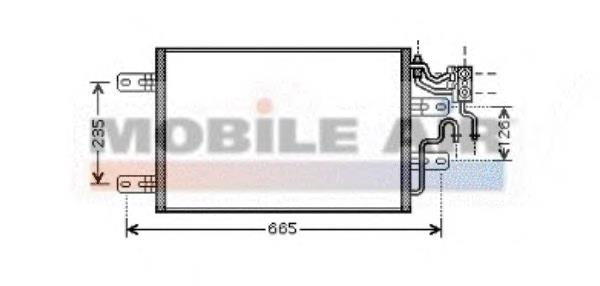 37005394 VAN Wezel condensador aire acondicionado