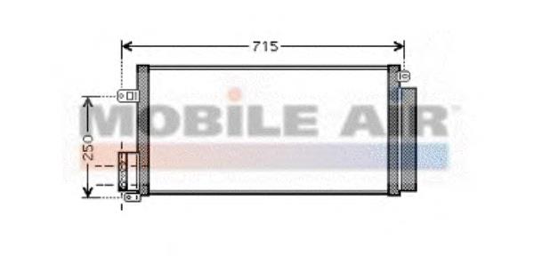 17005310 VAN Wezel condensador aire acondicionado