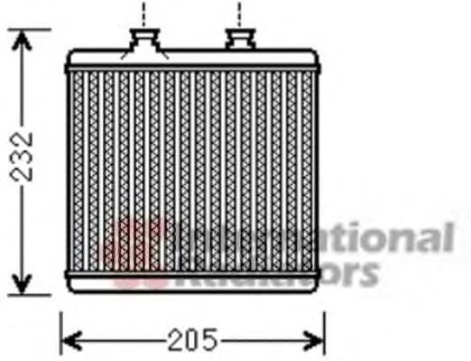 30006472 VAN Wezel radiador de calefacción