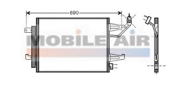 32005177 VAN Wezel condensador aire acondicionado