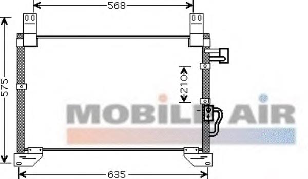 81005076 VAN Wezel condensador aire acondicionado