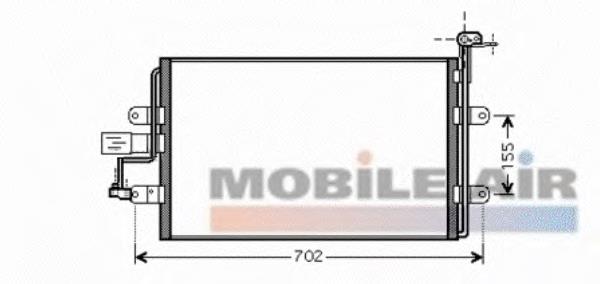 58005262 VAN Wezel condensador aire acondicionado