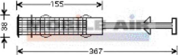 3000D359 VAN Wezel receptor-secador del aire acondicionado